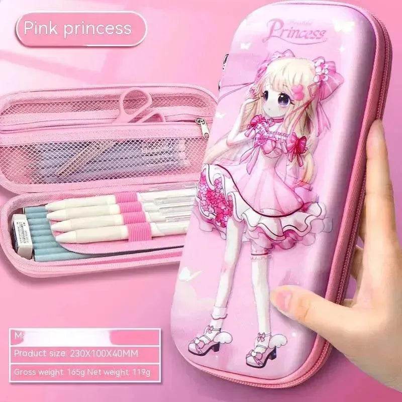 Three-dimensional Pencil Case Primary School Kindergarten Cartoon Large Capacity Pencil Case Pencil Box