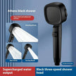 Three-speed Filter Supercharged Square Shower Head Handheld Nozzle