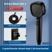 Three-speed Filter Supercharged Square Shower Head Handheld Nozzle