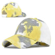Tie-Dye Hat Pure Cotton Sun Visors Ponytail Cap