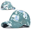 Tie-Dye Hat Pure Cotton Sun Visors Ponytail Cap