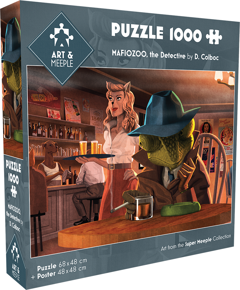Tiki Editions - Art & Meeple: Mafiozoo The Detective