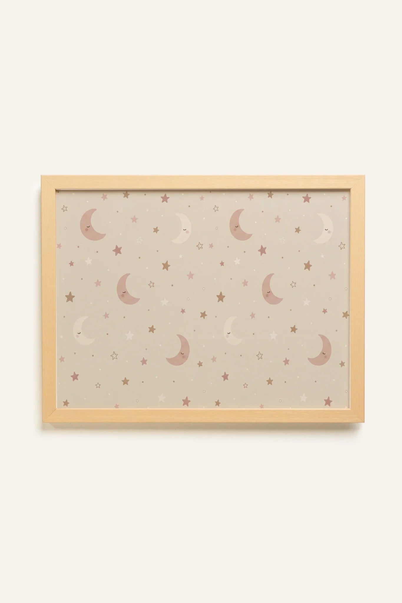 TINY STARS, Oeuvre sur toile rigide, encadré Naturel Clair (collective)