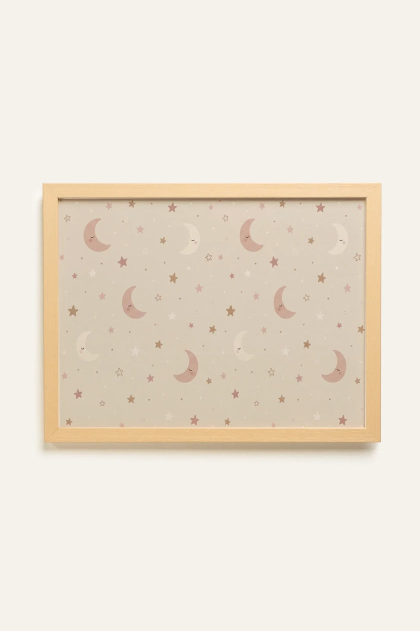 TINY STARS, Oeuvre sur toile rigide, encadré Naturel Clair (collective)