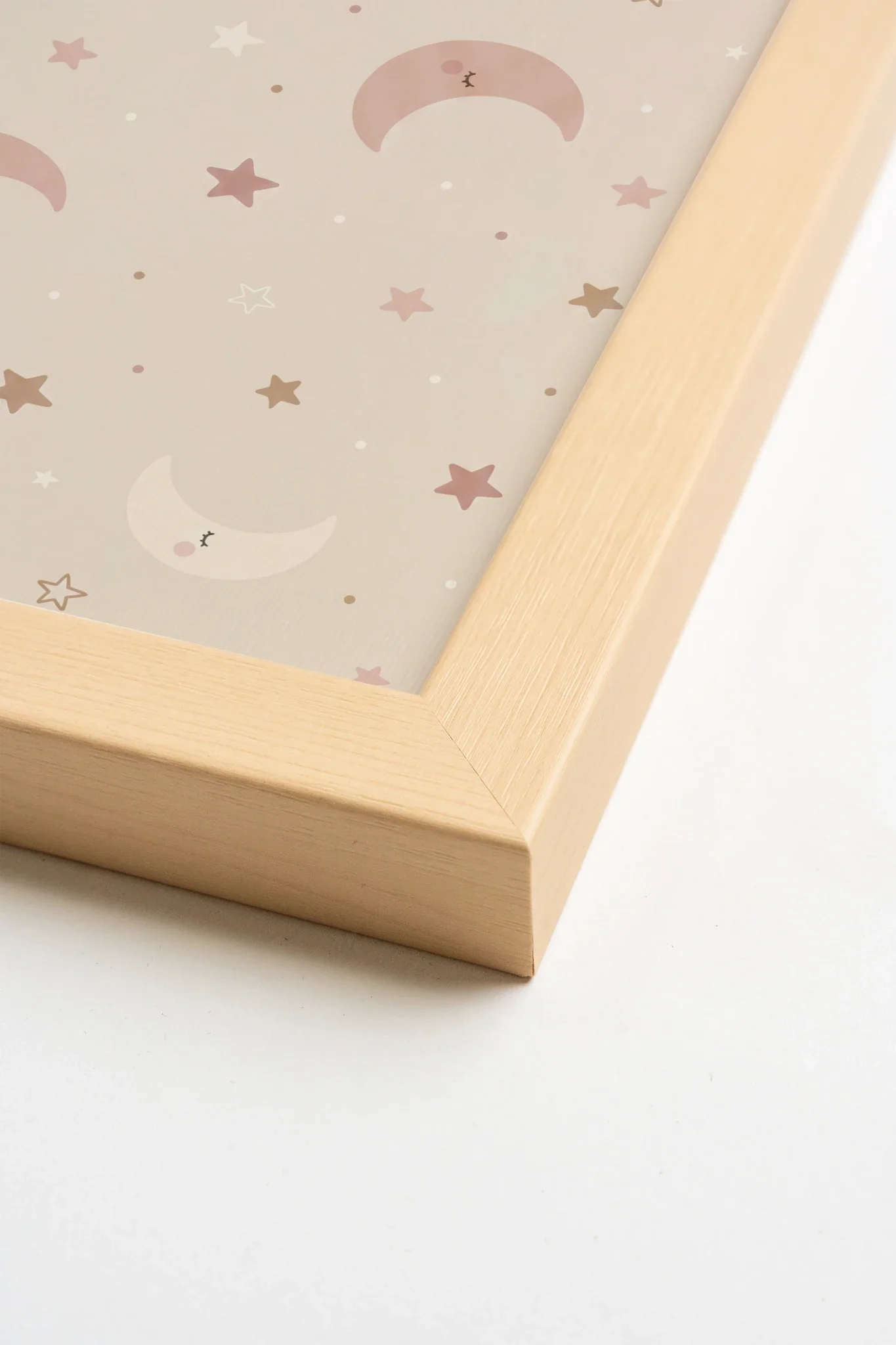 TINY STARS, Oeuvre sur toile rigide, encadré Naturel Clair (collective)
