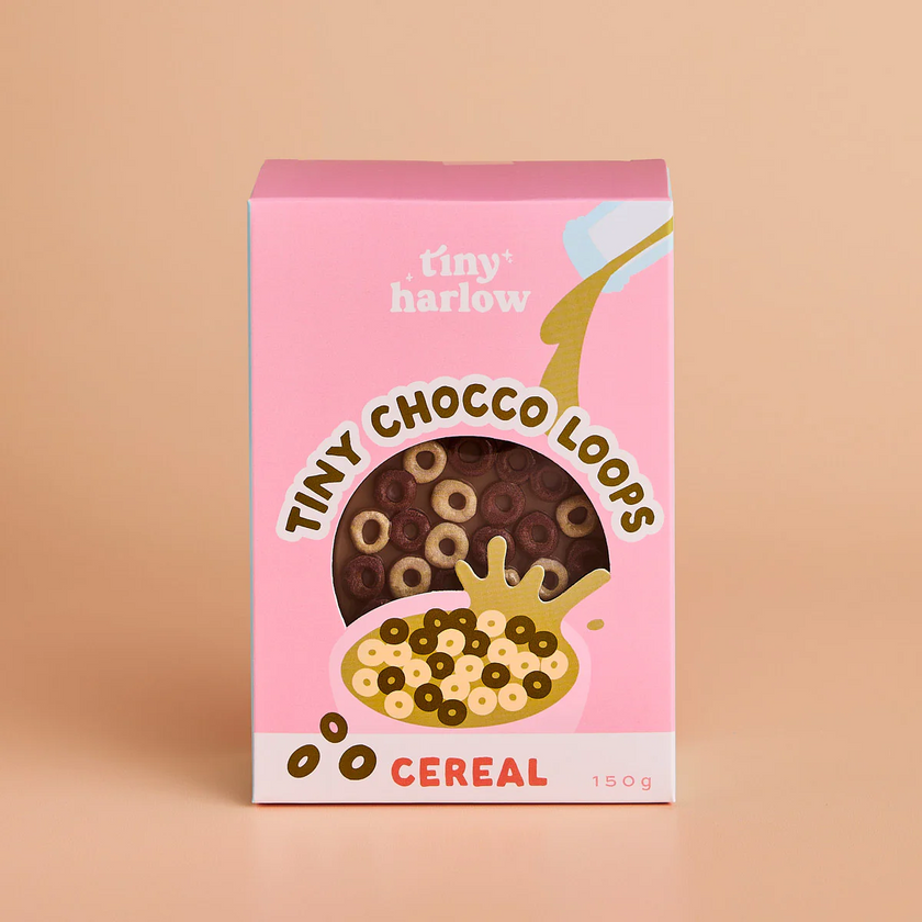 Tiny Tummies Set - Tiny Chocco Loops Cereal Bowl - Tiny Harlow