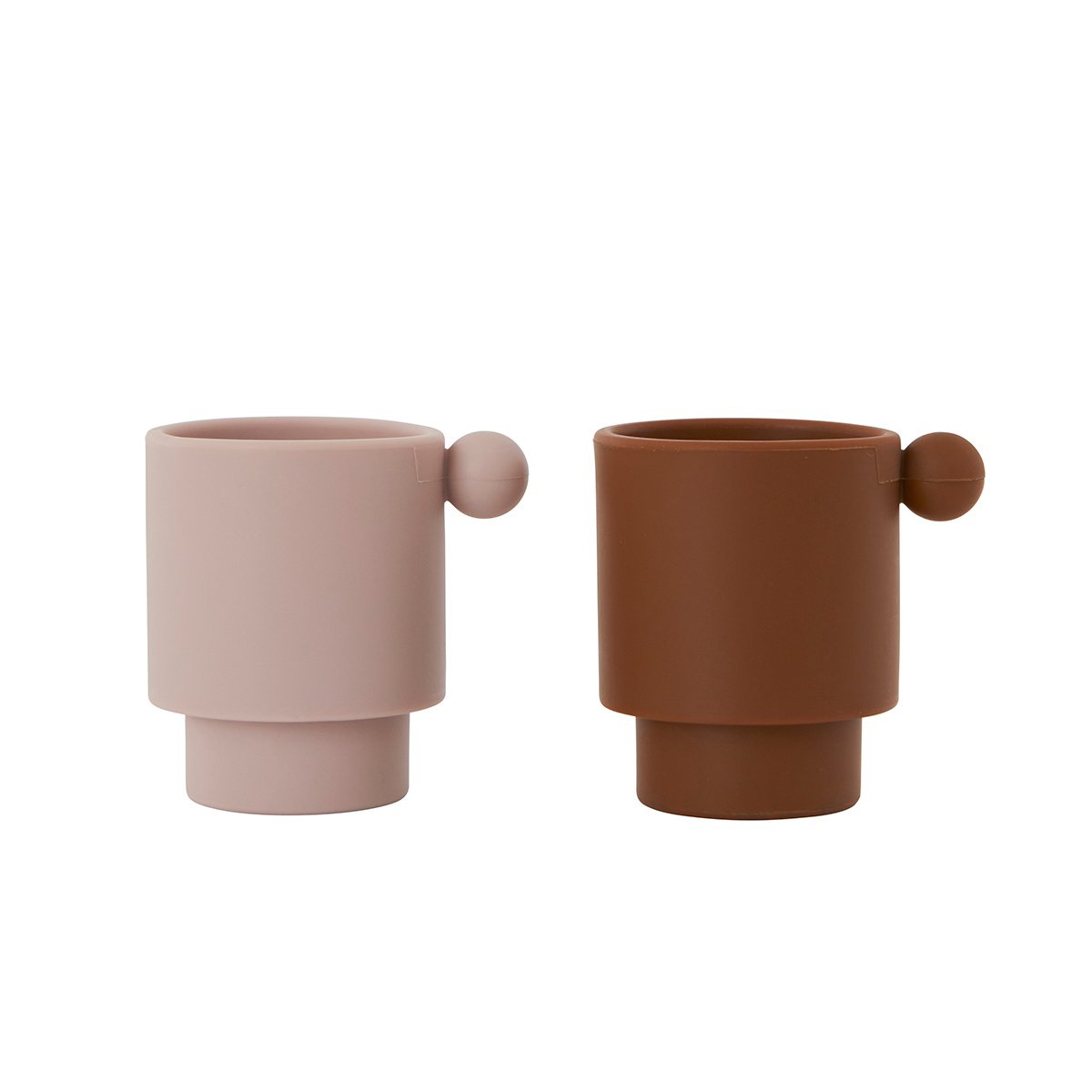 Tiny Inka Cup - Set of 2 - Caramel / Rose