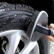 Tire PVC Brush With Soft Handle Steel Rim Wheel Hub Brush