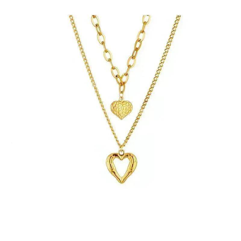 Titanium Steel Angel Wings Love Necklace For Women