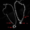 Titanium Steel Angel Wings Love Necklace For Women