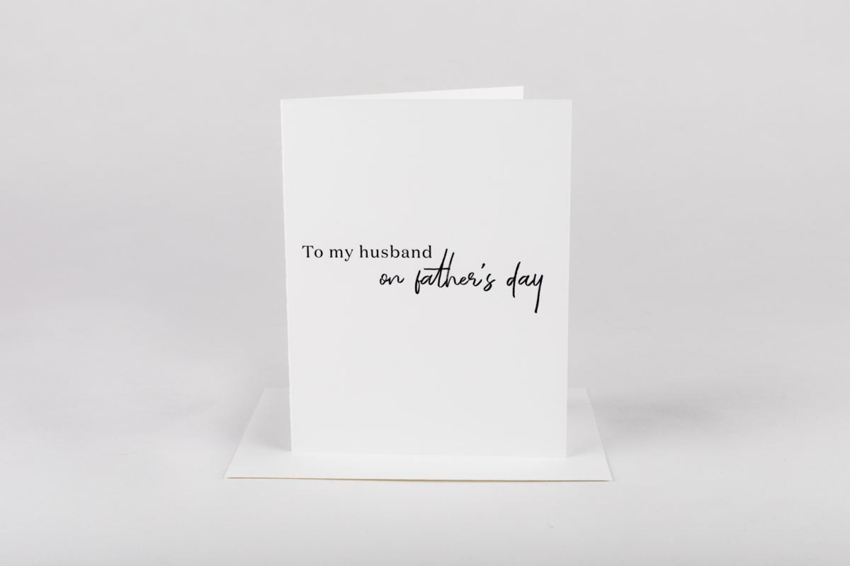 Husband On Father's Day