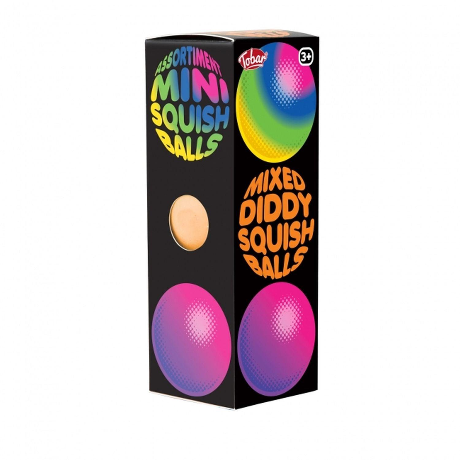 Tobar - Balles De Squish Diddy Mixte ( Pqt 3 )