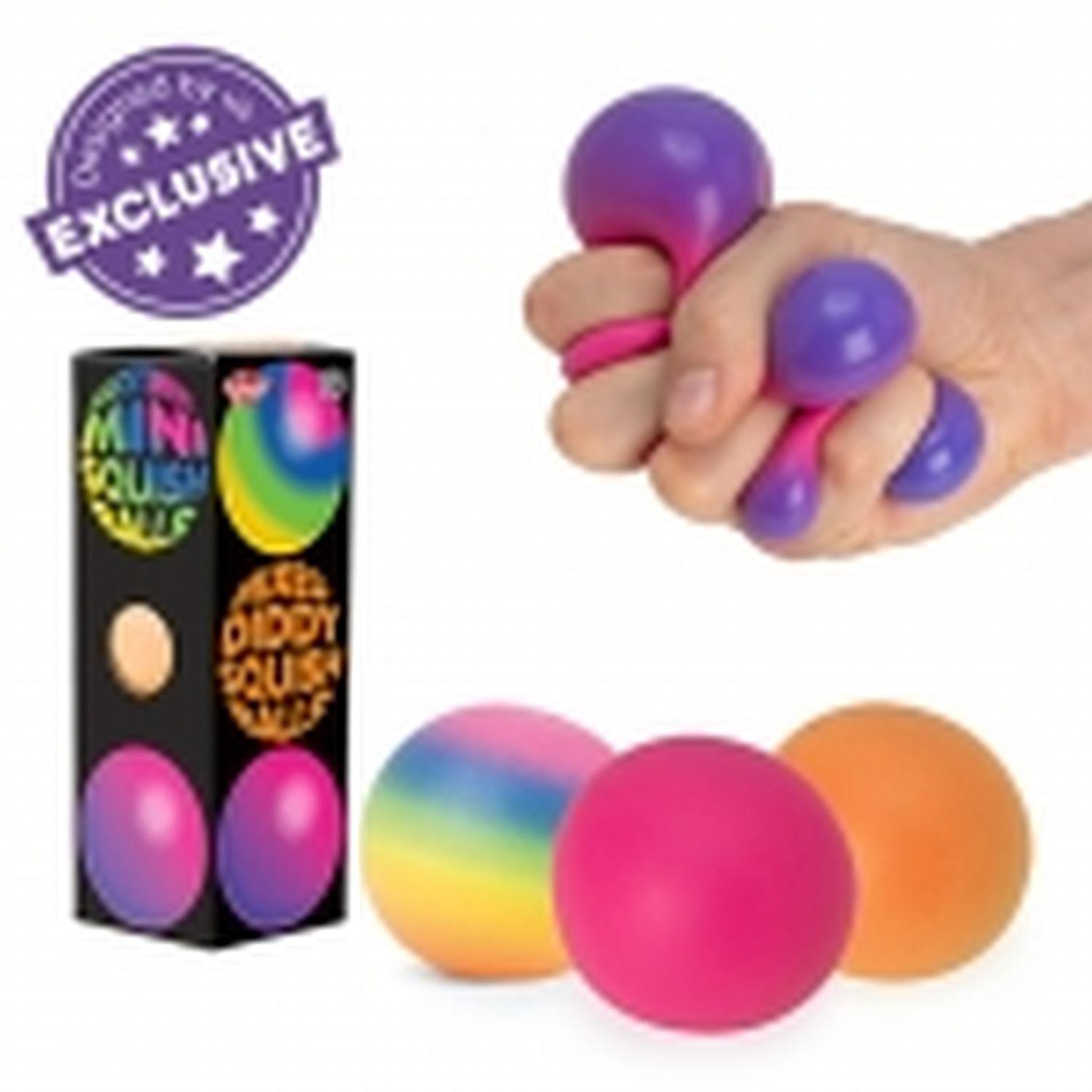 Tobar - Balles De Squish Diddy Mixte ( Pqt 3 )
