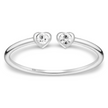 Toe Ring -925 Sterling Silver -Adjustable -Heart Shape