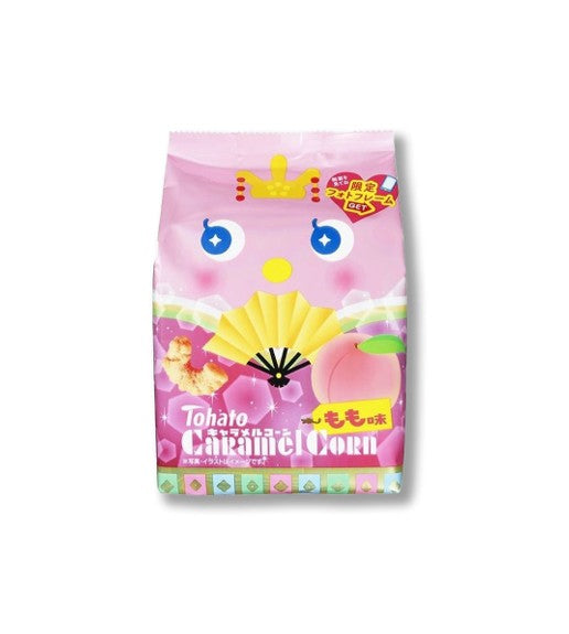Tohato Hinamatsuri Peach Caramel Corn Snack (62G)