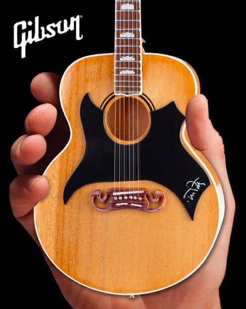 Tom Petty Gibson SJ-200 Wildflower - Antique Natural Miniature Guitar Model