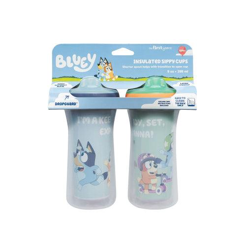 Tomy - Bluey - Insulated 9Oz Sippy Cup 2Pk