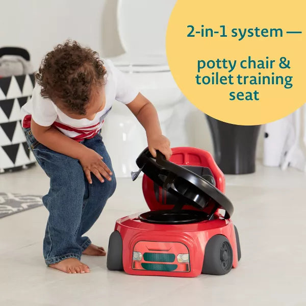 Tomy - Training Wheels - Red Racer Potty!
