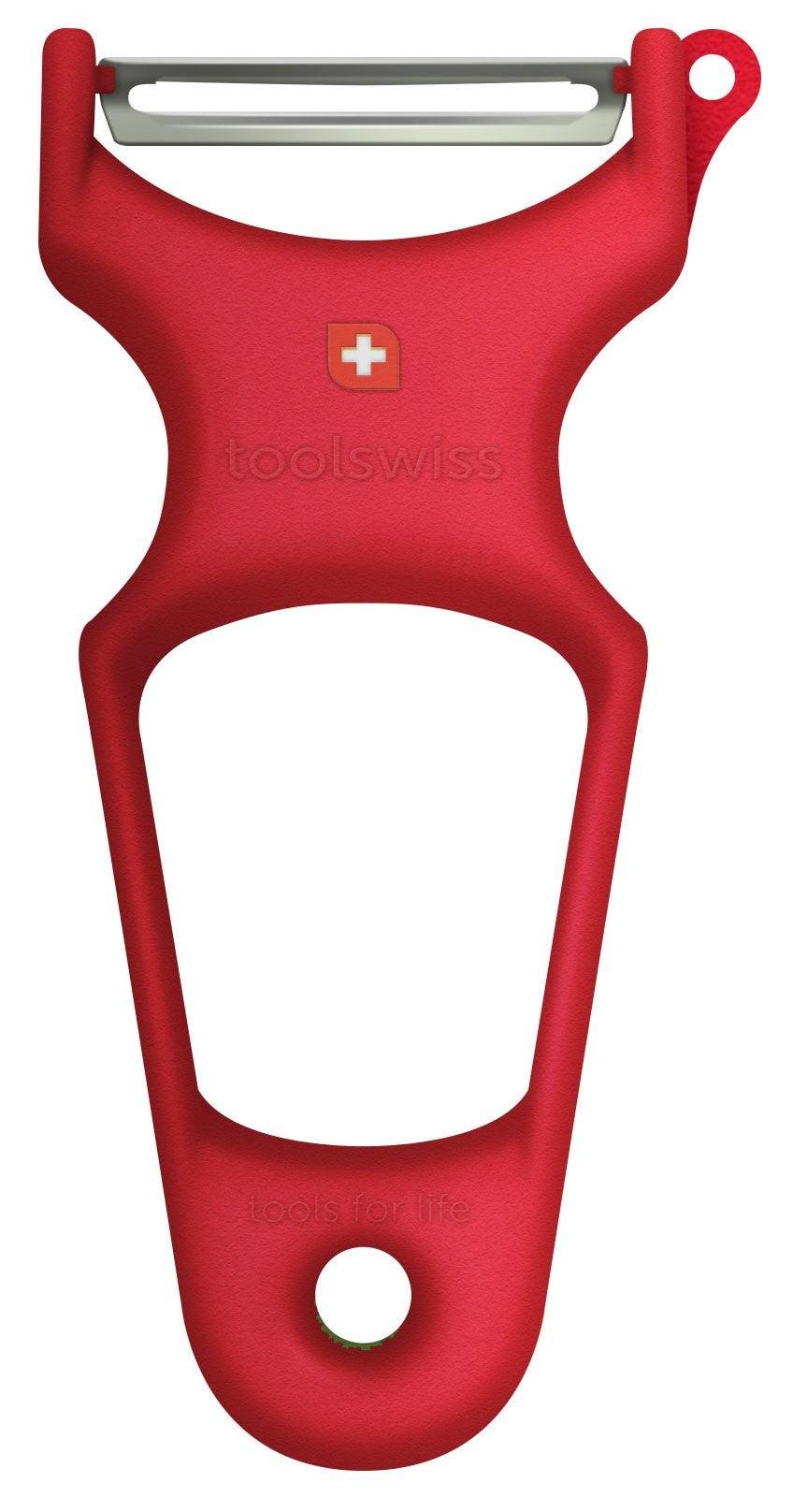 Toolswiss - Clasinox Swiss Peeler Red
