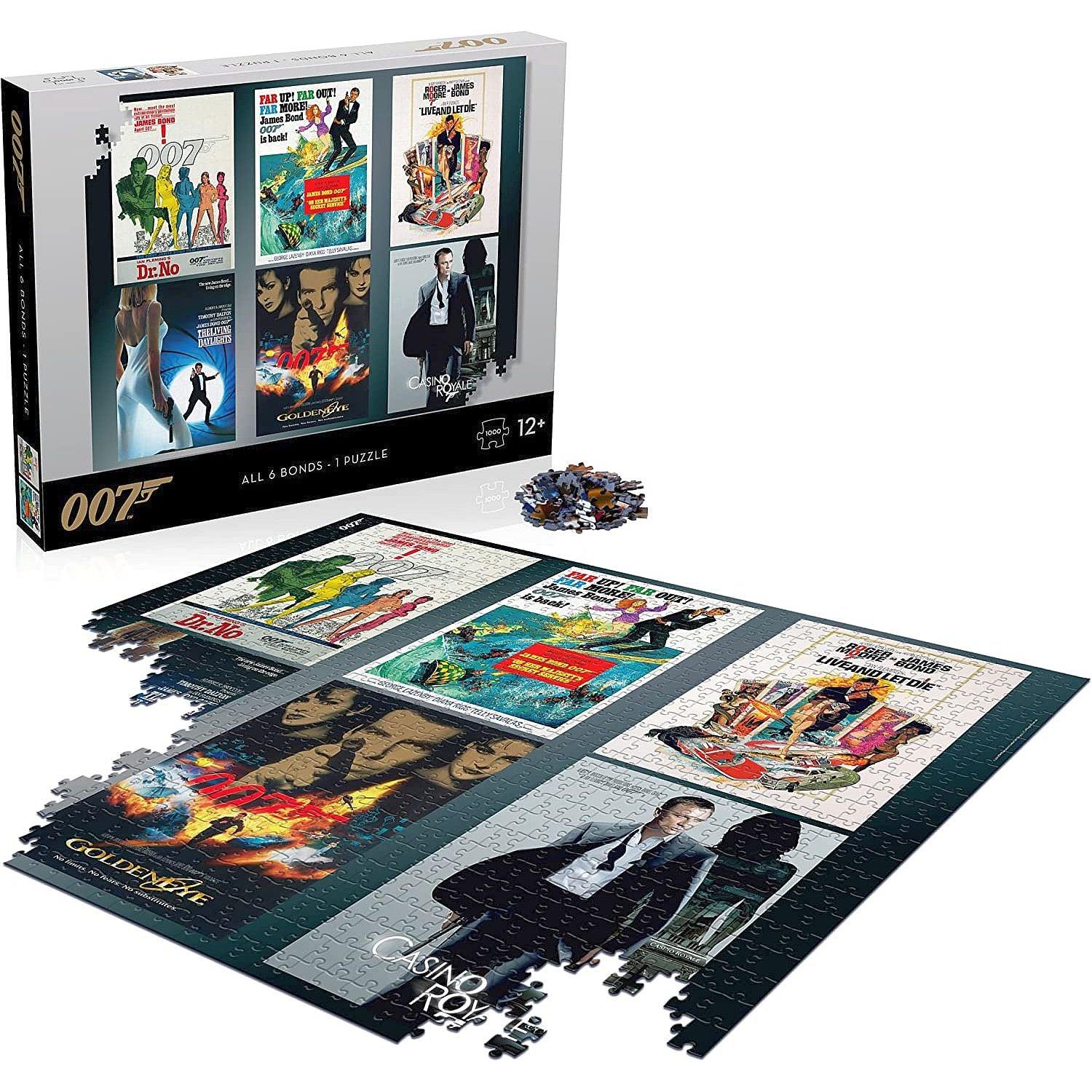Top Trumps - All 6 Bonds (1000-Piece Puzzle)