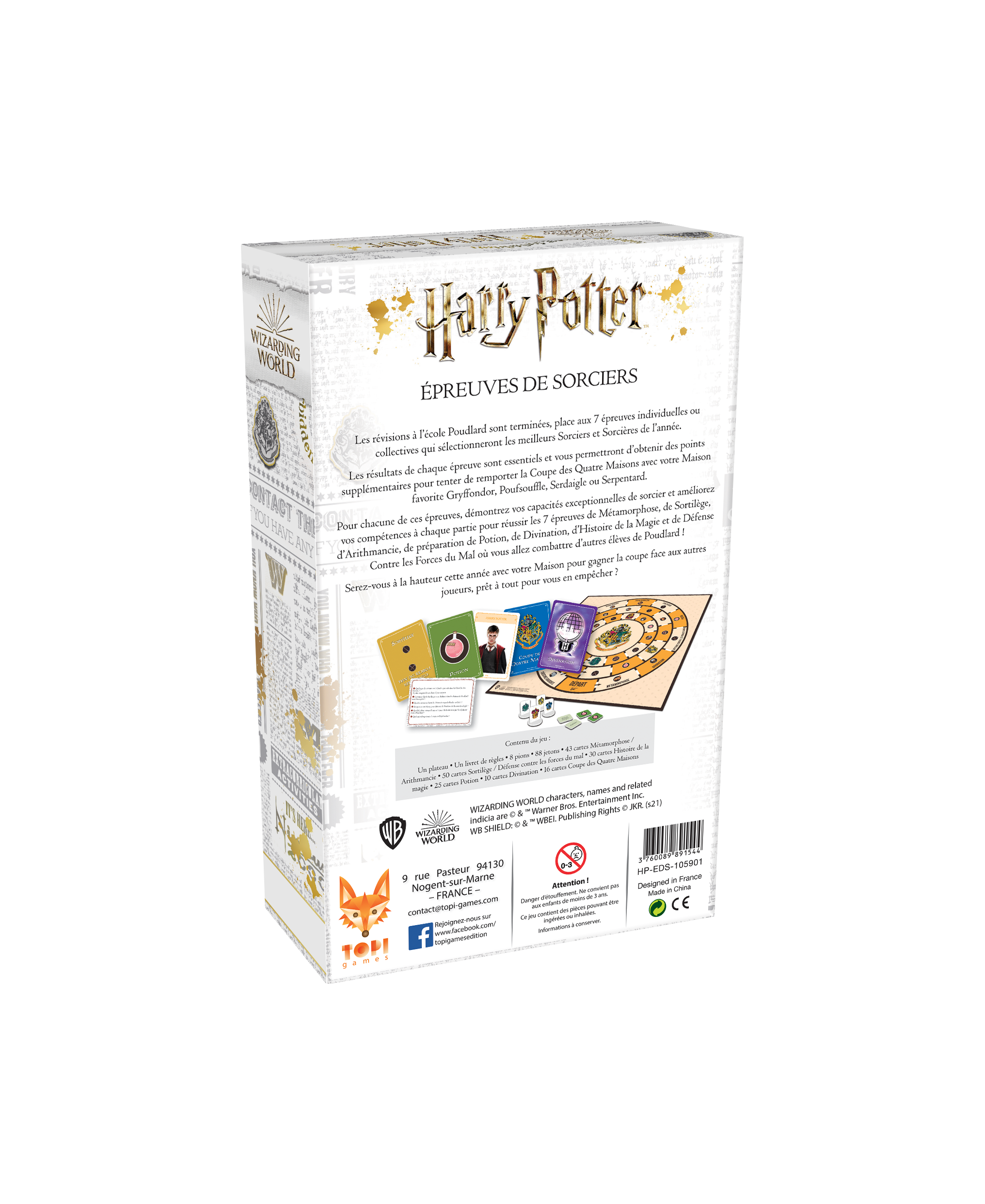Topi Games Sas - Harry Potter - epreuves De Sorcier