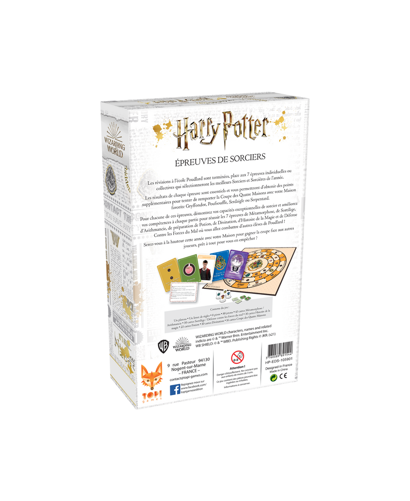 Topi Games Sas - Harry Potter - epreuves De Sorcier