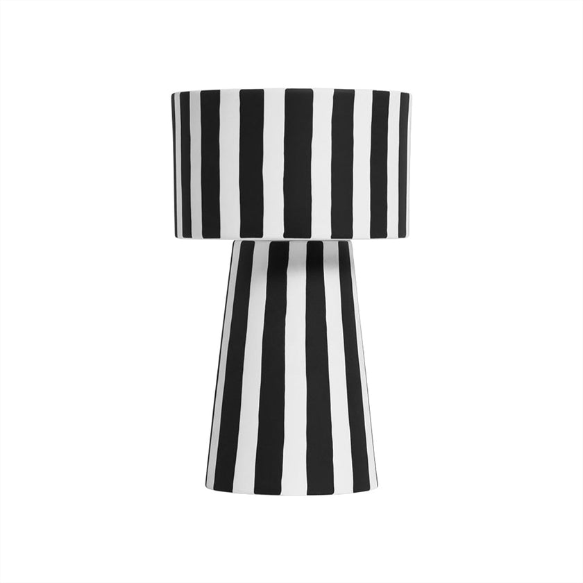 Toppu Pot - Large - White / Black