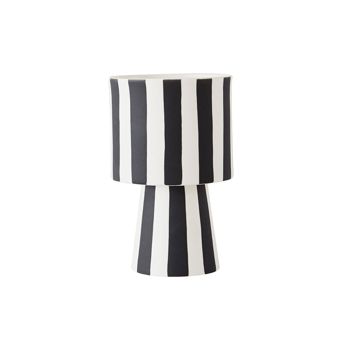 Toppu Pot - Small - White / Black