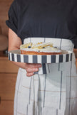 Toppu Tray - Large - White / Black