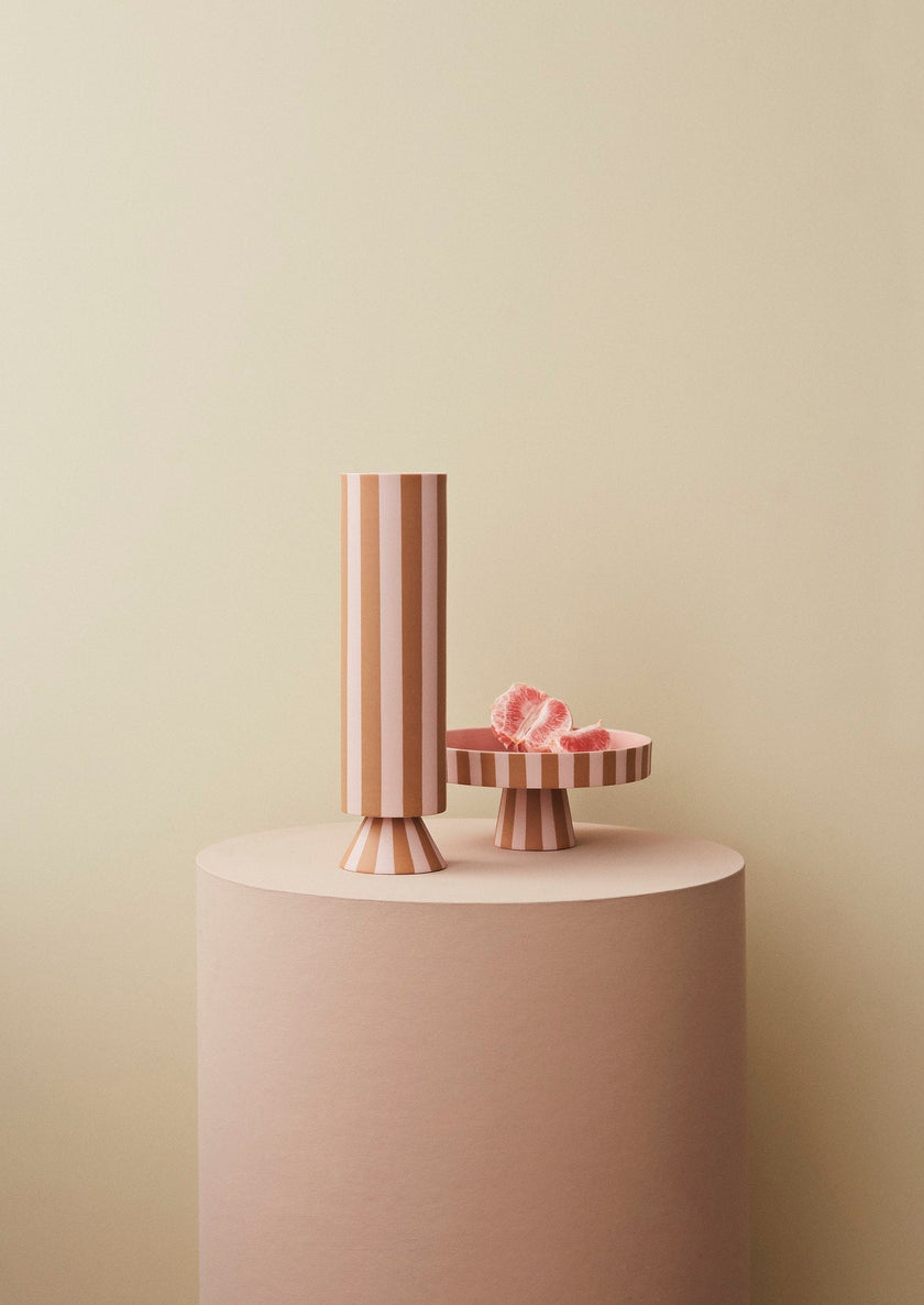 Toppu Vase - High - Caramel