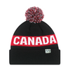 CANADA WOVEN LABEL POM-POM TOQUE
