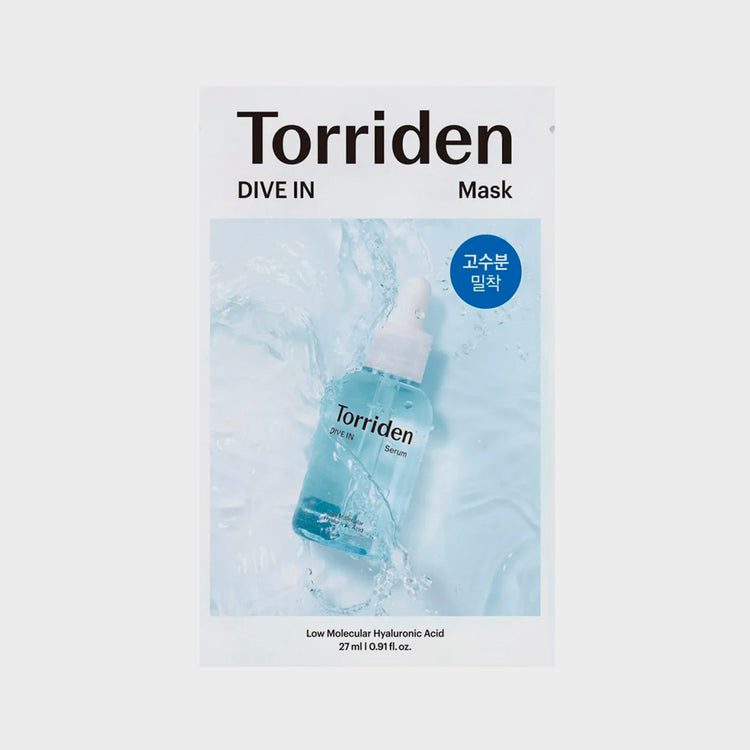TORRIDEN Dive In Low Molecule Hyaluronic Acid Mask Pack 27ml x 10pcs