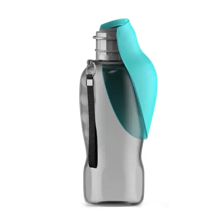 Portable Pet Hydration Bottle with Foldable Cup, 800 ml