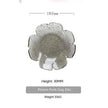 Traditional Japanese Style Hammer Pattern Petal Glass Bowl Set
