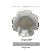 Traditional Japanese Style Hammer Pattern Petal Glass Bowl Set