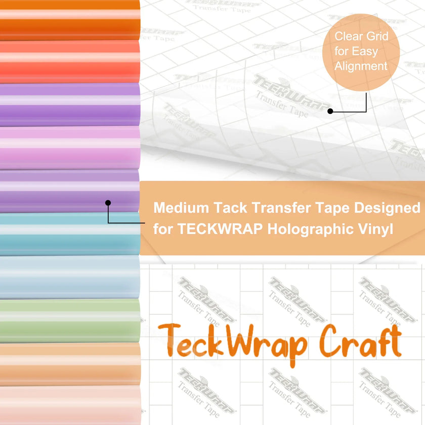 TeckWrap Black Transfer Tape  | Medium Tack
