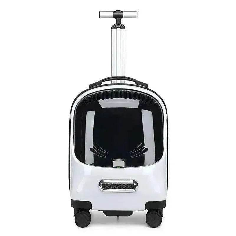 Transparent Breathable Portable Bag Expandable Trolley Backpack