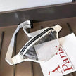 Transparent PVC Zipper Female Ladie Girls Waist Banana Bags Waistband Woman