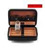 Travel Cigar Humidor - Best Portable Leather Travel Cigar Humidifier Box