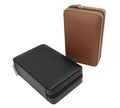 Travel Cigar Humidor - Best Portable Leather Travel Cigar Humidifier Box