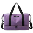 Travel Duffle Bag With Shoes Compartment Gym Waterfproof Handbag