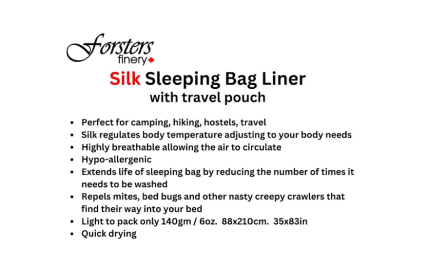 Silk Travel Sheets