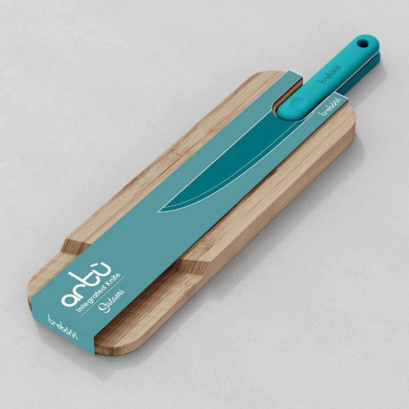Trebonn - Artù Integrated Knife Salami 2/St Acqua-Marine