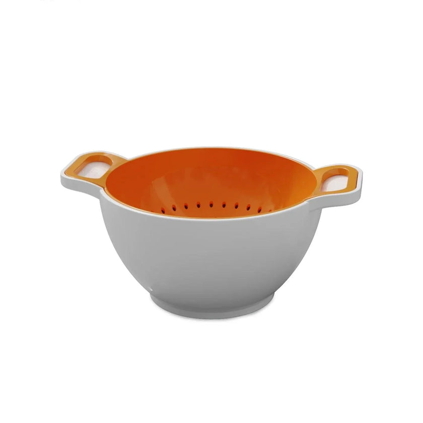 Trebonn - Duo Rinse & Serve Small White, Orange