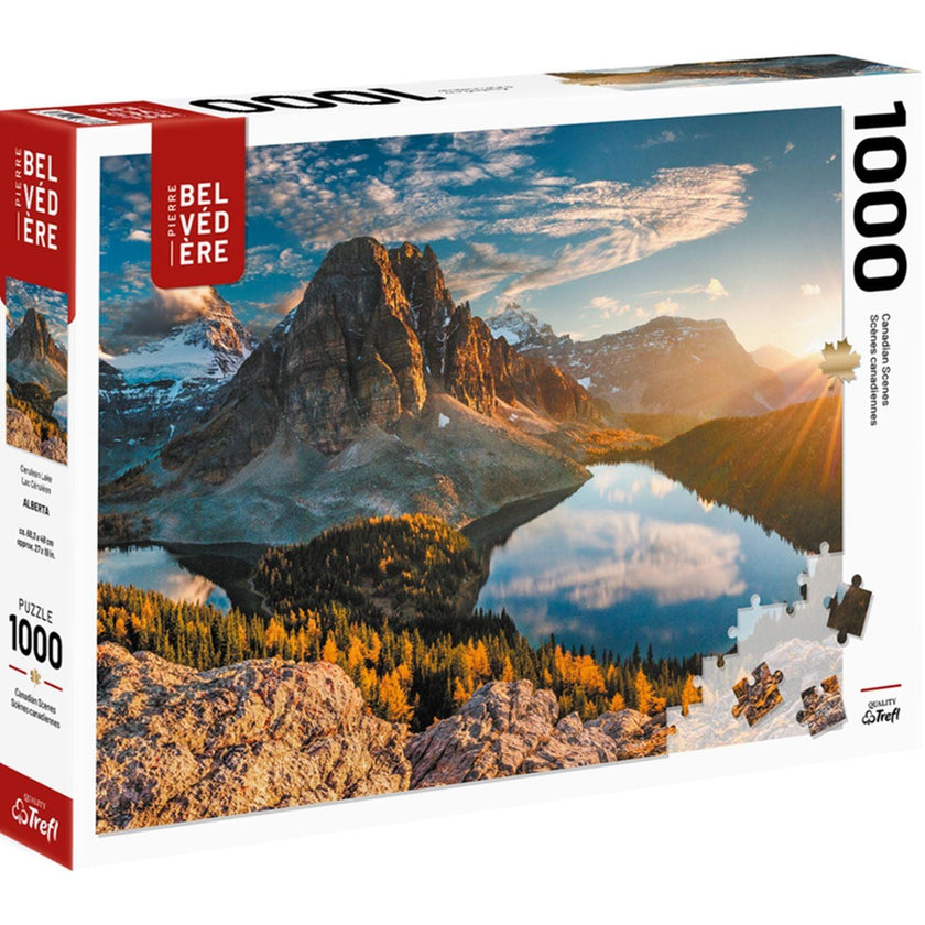 Trefl - Lac céruléen d'Alberta (puzzle de 1000 pièces)