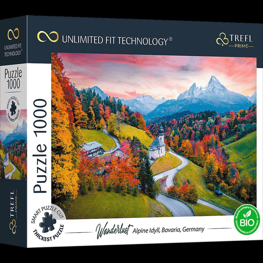 Trefl - Au pied des Alpes, Bavière, Allemagne (Jigsaw Puzzle 1000 pièces)