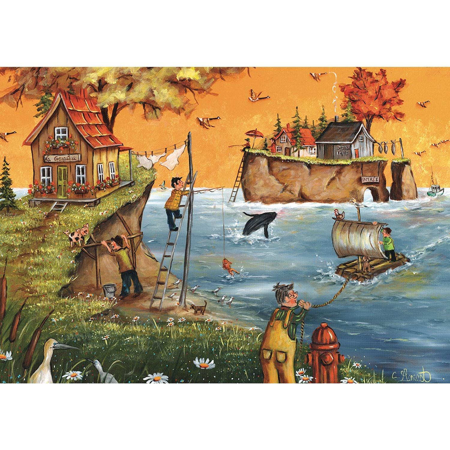 Trefl - Genest - Automne à Gaspésie (Jigsaw Puzzle 500 pièces)