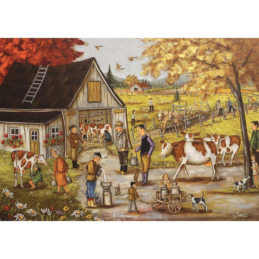 Trefl - Genest - Family Farm (500-Piece Puzzle)