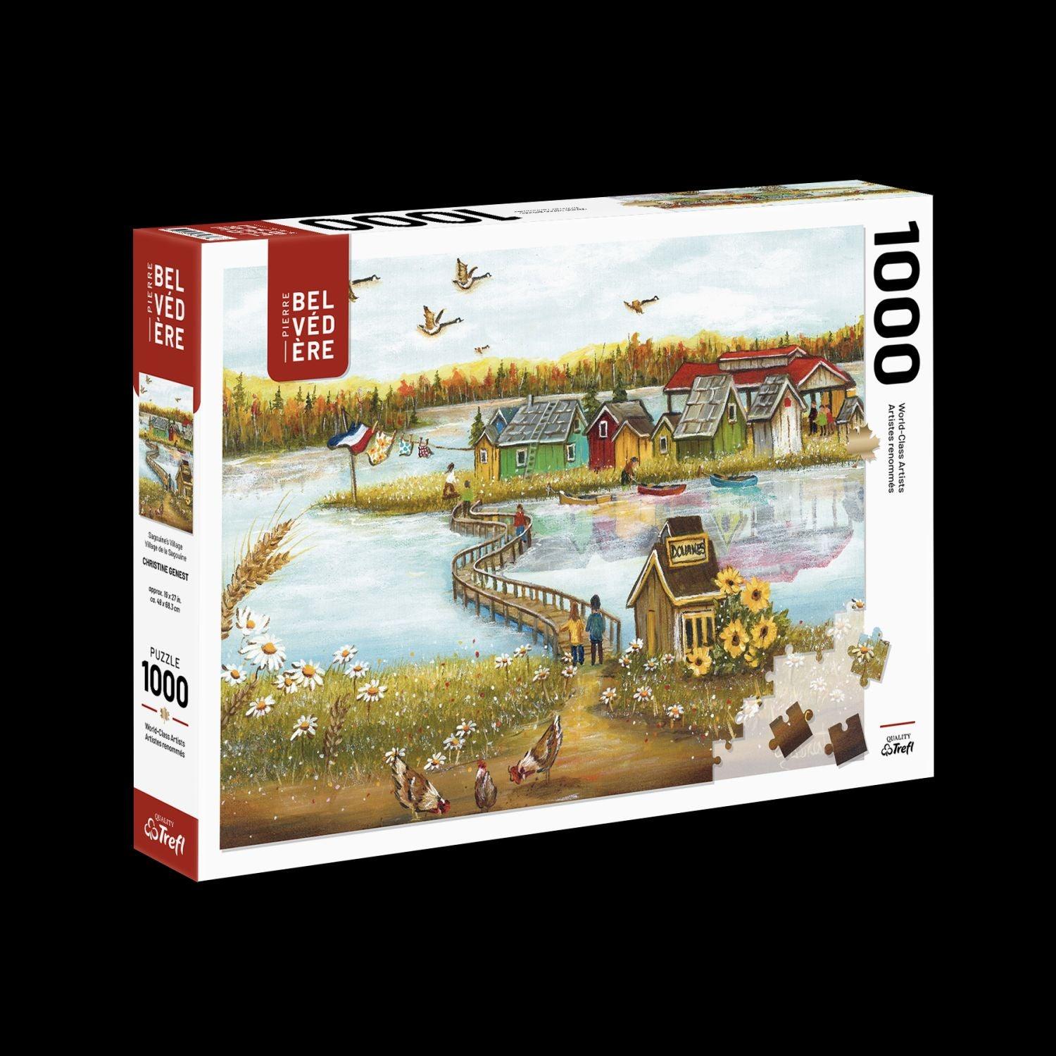 Trefl - Genest - Le village de Sagouine (Jigsaw Puzzle 1000 pièces)