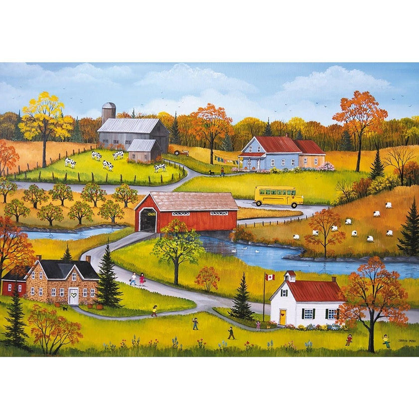 Trefl - Mark - The Yellow Bus (1000-Piece Puzzle)